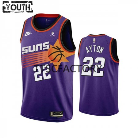 Dres Phoenix Suns DeAndre Ayton 22 Nike 2022-23 Classic Edition Ljubičasta Swingman - Dječji
